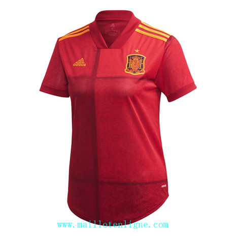 ML013 Maillot du Espagne Femme Domicile EURO 2020