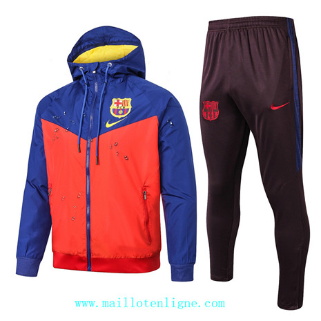 ML031 Coupe vent Barcelone 2019/2020 Rouge/Bleu