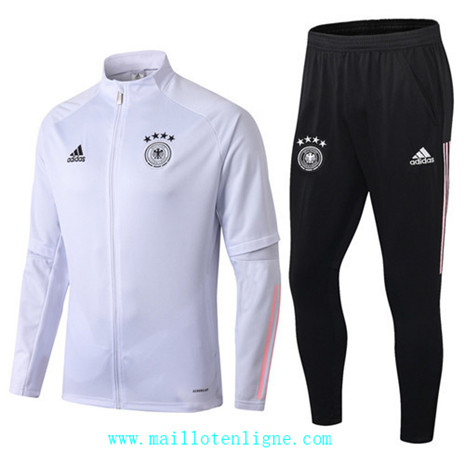 ML041 Veste Survetement Allemagne 2019/2020 Blanc