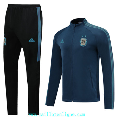 ML044 Veste Survetement Argentine 2019/2020 Bleu Marine