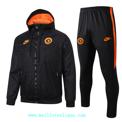 ML048 Coupe vent Chelsea 2019/2020 Noir/Orange