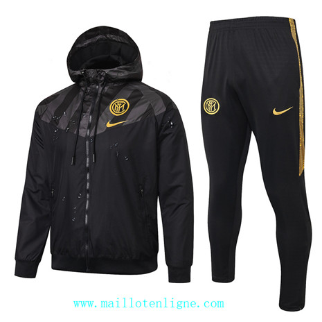 ML054 Coupe vent Inter Milan 2019/2020 Noir/Jaune