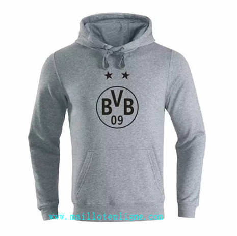 ML072 Sweat à capuche Borussia Dortmund 2019/2020 Gris