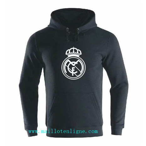 ML075 Sweat à capuche Real Madrid 2019/2020 Noir