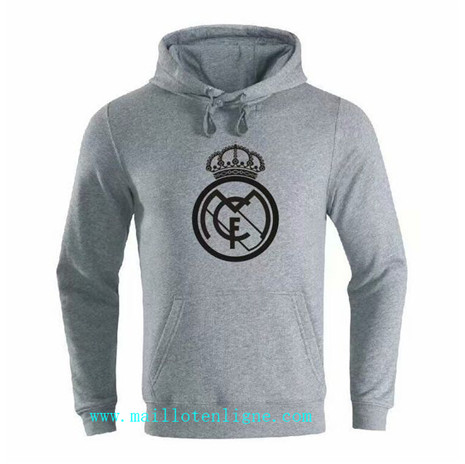 ML076 Sweat à capuche Real Madrid 2019/2020 Gris