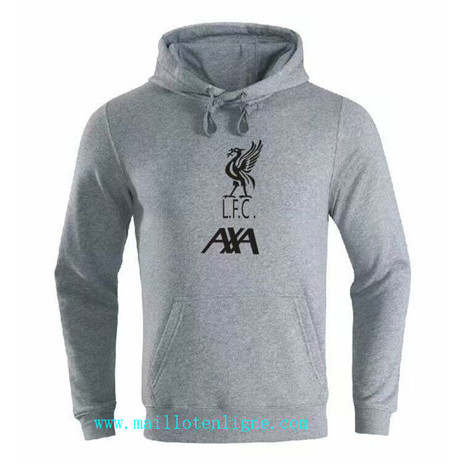 ML084 Sweat à capuche Liverpool 2019/2020 Gris