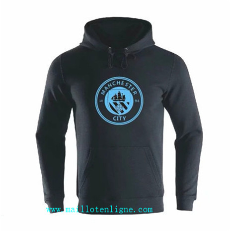 ML085 Sweat à capuche Manchester City 2019/2020 Noir