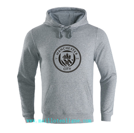 ML086 Sweat à capuche Manchester City 2019/2020 Gris