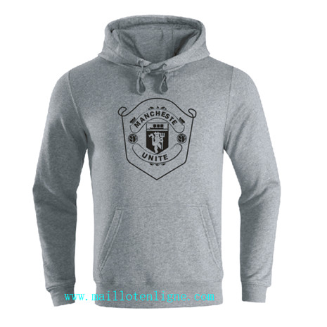 ML088 Sweat à capuche Manchester United 2019/2020 Gris