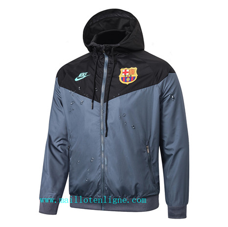 ML106 Vestes Coupe vent Barcelone 2019/2020 GrisNoir