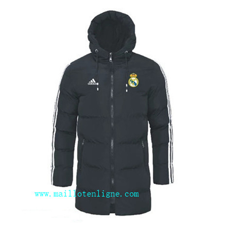 ML107 Vestes foot - Doudoune longue Real Madrid 2019/2020 Noir