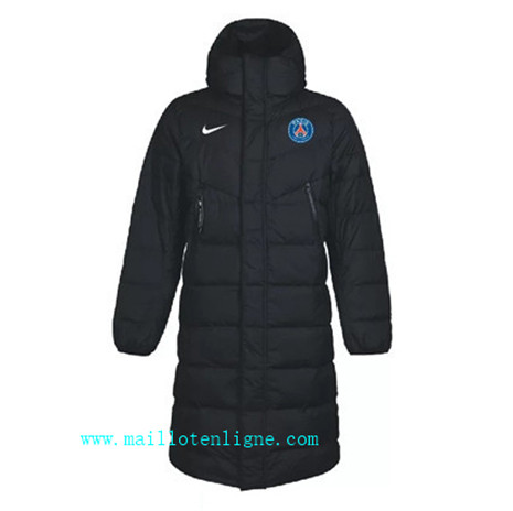 ML110 Vestes foot - Doudoune longue PSG 2019/2020 Noir