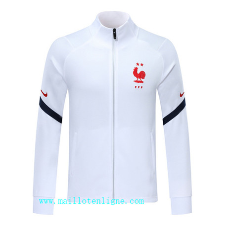 ML115 Vestes foot France 2019/2020 Blanc 2020