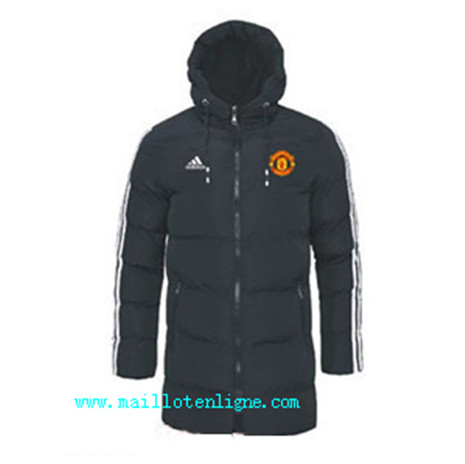 ML120 Vestes foot - Doudoune longue Manchester United 2019/2020 Noir