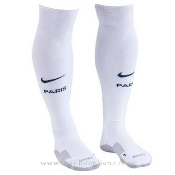 Chaussettes foot PSG Blanc 2014 2015