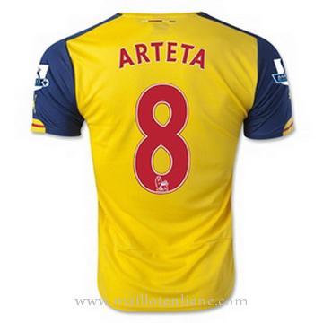 Maillot Arsenal ARTETA Exterieur 2014 2015