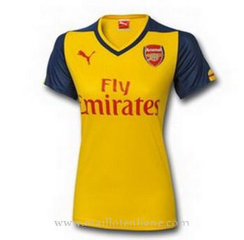 Maillot Arsenal Femme Exterieur 2014 2015