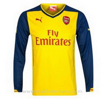 Maillot Arsenal Manche Longue Exterieur 2014 2015