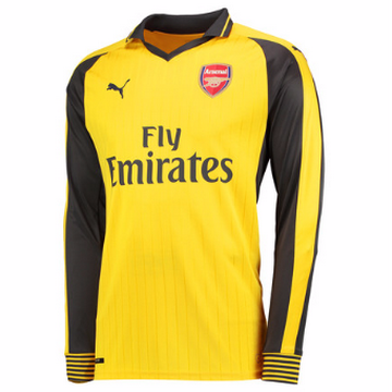 Maillot Arsenal Manche Longue Exterieur 2016 2017