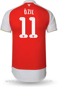 Maillot Arsenal OZIL Domicile 2015 2016