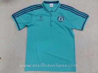 Maillot Chelsea Champion polo Cyan 2016