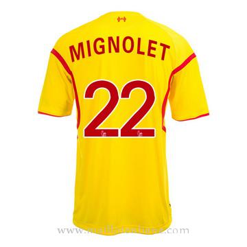 Maillot Liverpool Mignolet Exterieur 2014 2015