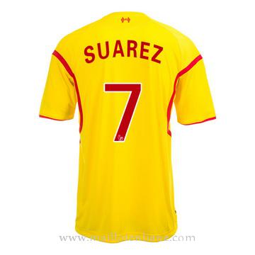 Maillot Liverpool Suarez Exterieur 2014 2015