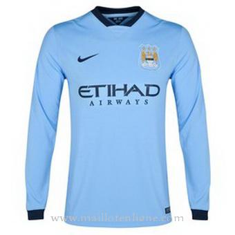 Maillot Mancheste City Manche Longue Domicile 2014 2015