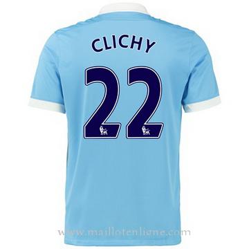 Maillot Manchester City CLICHY Domicile 2015 2016