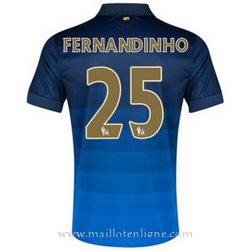 Maillot Manchester City Fernandinho Exterieur 2014 2015