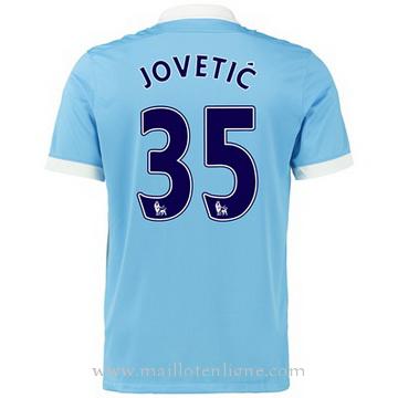 Maillot Manchester City JOVETIC Domicile 2015 2016
