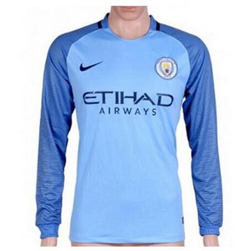 Maillot Mancheste City Manche Longue Domicile 2016 2017