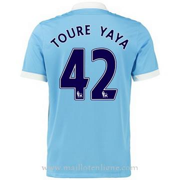 Maillot Manchester City TOURE YAYA Domicile 2015 2016