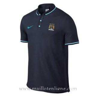 Maillot Manchester City polo Bleu fonce 2016