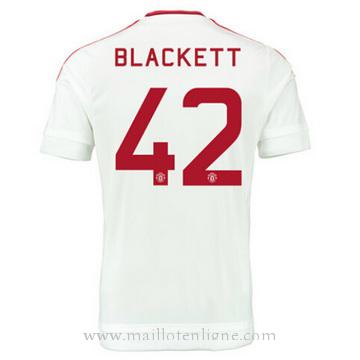 Maillot Manchester United BLACKETT Exterieur 2015 2016