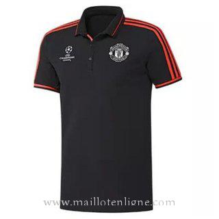 Maillot Manchester United Champion polo Noir 2016