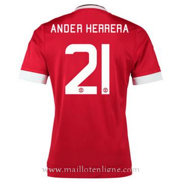 Maillot Manchester United HERRERA Domicile 2015 2016