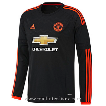 Maillot Manchester United Manche Longue Troisieme 2015 2016