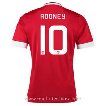Maillot Manchester United ROONEY Domicile 2015 2016