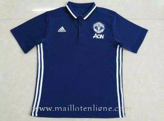 Maillot Manchester United polo Bleu 2016