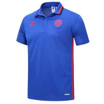 Maillot Polo Manchester United Blue Sky 2016 2017
