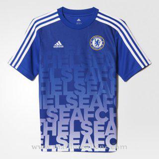 Maillot avant-match Chelsea Bleu 2016