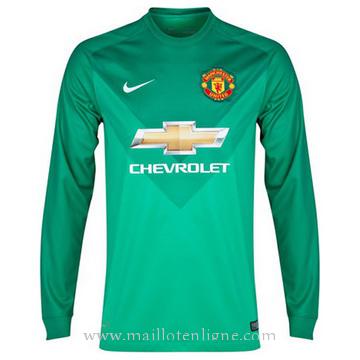 Maillot manchester united Gardien Manche Longue 2014 2015