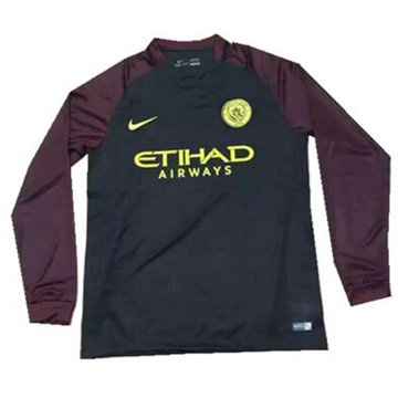 Maillot Mancheste City Manche Longue Exterieur 2016 2017