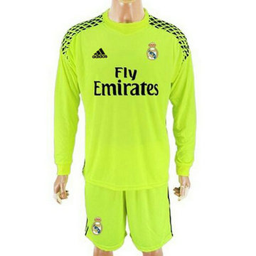 Maillot Real Madrid Manche Longue Gardien Exterieur 2016 2017