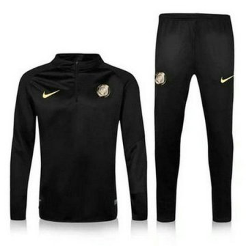 Maillot de PSG Formation Noir ML 2016/2017