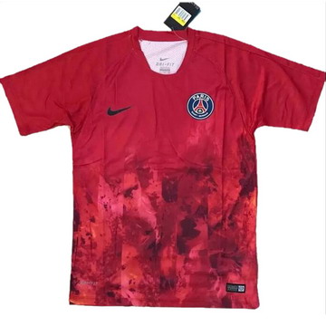 Maillot de Formation PSG rouge 2017/2018