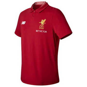 Maillot de Polo Liverpool rouge-01 2017/2018