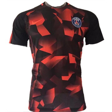 Maillot de Formation PSG noir et rouge 2017/2018