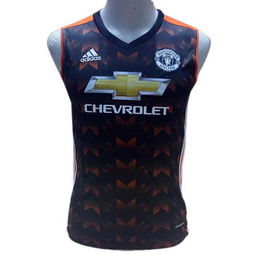 Maillot de Sans Manches Manchester United Orange 2017/2018